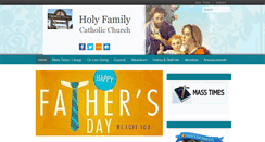 Desktop Screenshot of holyfamilywy.org